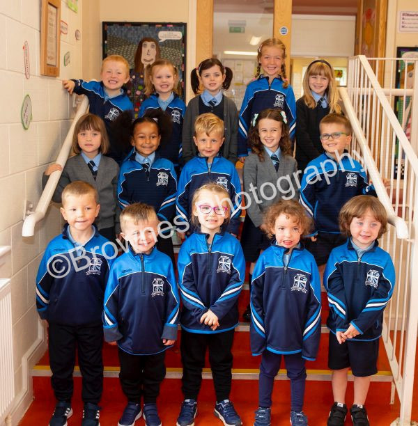 Rower junior infants 1st day at school 2021