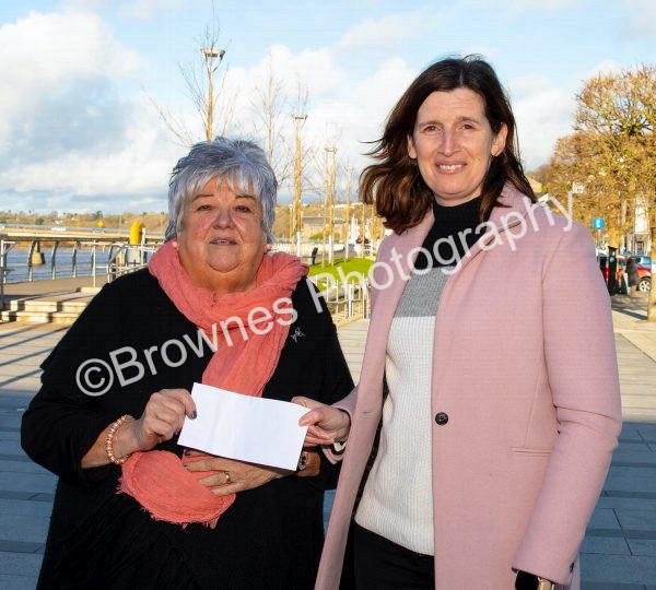 St. Josephs athletic club presentation to Wexford Hospice