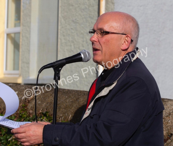 WW1 wreath laying Horeswood 2