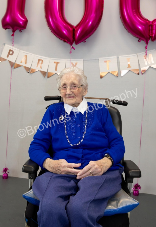 Joan Berney 100th birthday