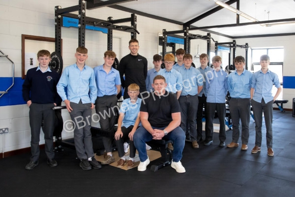 Tadhg Furlong opens GCC re furbished gym